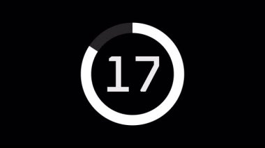 Asgari 20 Saniye Geri sayım Canlandırması