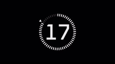 Asgari 20 Saniye Geri sayım Zamanlayıcısı CanlandırmasıName