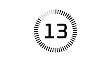 15 Saniyelik Sayısal Geri Sayım Canlandırmasını Temizle