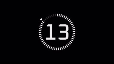 Sayısal 15 Saniye Geri sayım Zamanlayıcısı CanlandırmasıComment