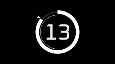 İlerleme Çubuğu ile Modern 15 Saniye Geri Sayım Canlandırması