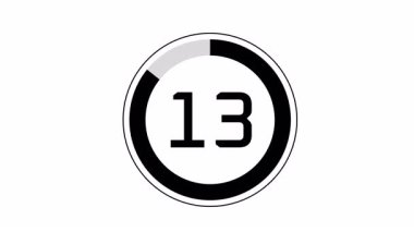 Parlak Dijital 15 Saniye Geri sayım CanlandırmasıComment