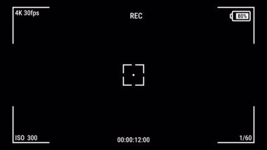 Kamera görüntüleyici kaydı ekranın alfa kanalını kaplar