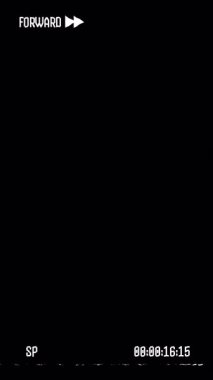 VHS teyp retro arıza efekti vintage video statik hızlı ileri