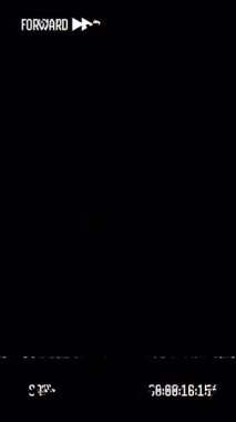 VHS etkisi arızalı statik retro video oynatıcısı