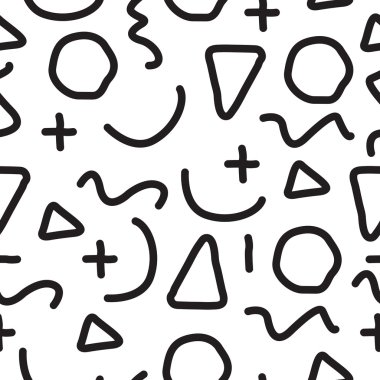 geometrik en az Dikişsiz soyut desen