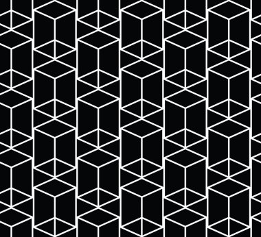 vektör kesintisiz geometrik desen