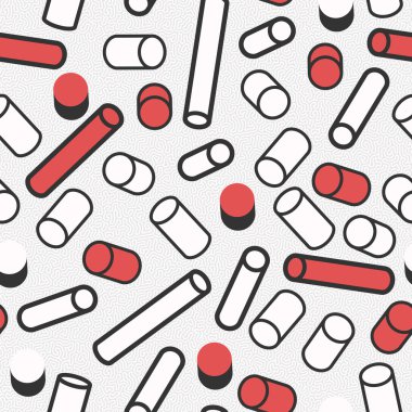 Memphis tarzı seamless modeli