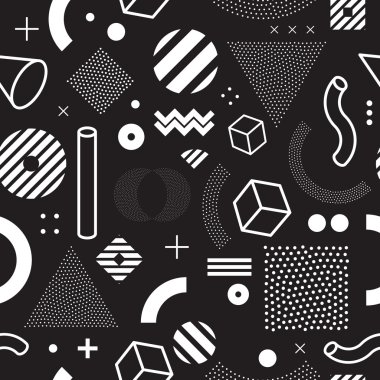 Memphis tarzı seamless modeli