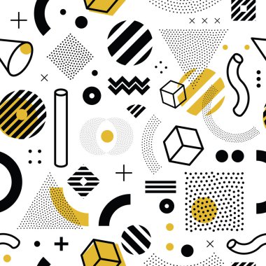 Memphis tarzı seamless modeli