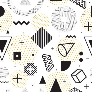 Memphis tarzı seamless modeli