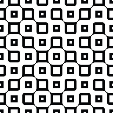 Sorunsuz siyah ve beyaz labirent