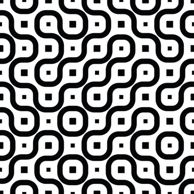 vektör Dikişsiz siyah-beyaz desen