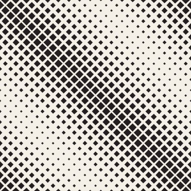 Vektör sorunsuz siyah ve beyaz Diagonal noktalı resim kare desen
