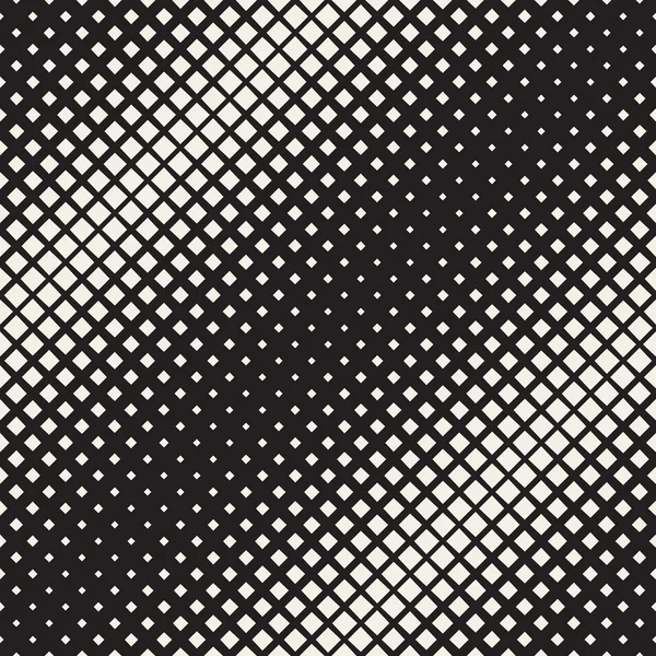 Vector naadloze Rhombus diagonale Halftone geometrische rasterpatroon — Stockvector