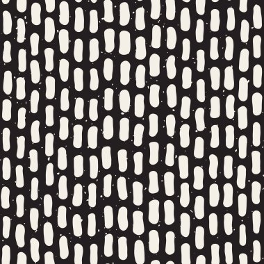 Dikey Grunge Dash vuruş desen vektör Dikişsiz el çekilmiş