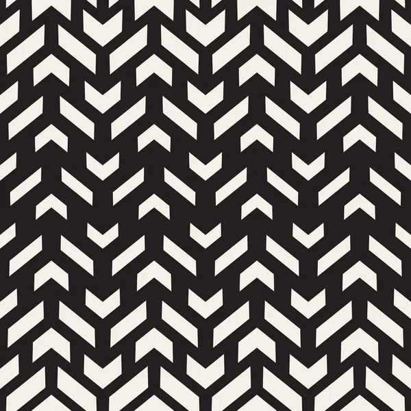 Vector Seamless Black and White Rectangle Shape Geometric Pattern — стоковый вектор