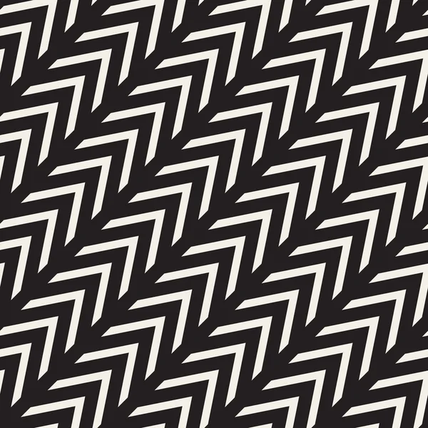 Vector sömlös Chevron sicksack Diagonal fodrar geometriska mönster — Stock vektor