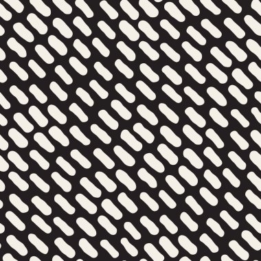 Çapraz yuvarlak vuruş desen vektör Dikişsiz el çekilmiş