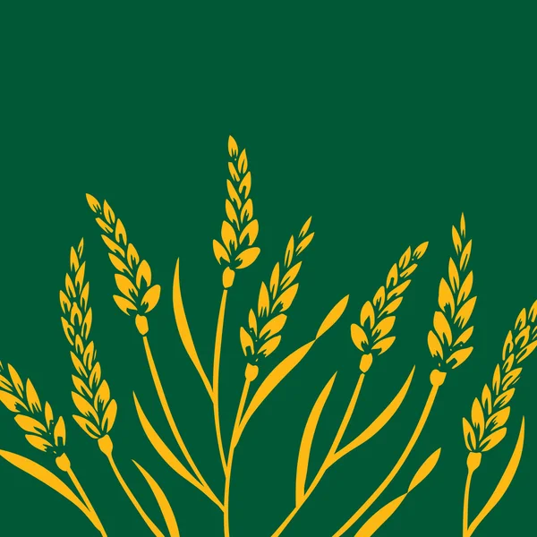 Поля пшениці — стоковий вектор