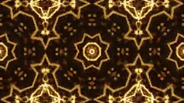 Modern ve Lüks Estetik Altın Geometrik Desen Tasarımı.