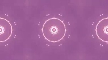 Kaleydoskopik ve Soyut Dijital Sanat A Simetrik Desenler Serisi.