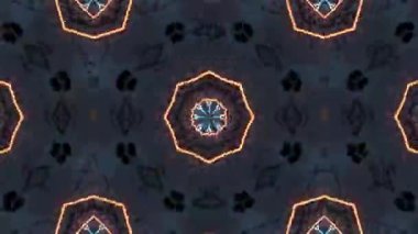  Devre Tahtası Biçimi ve Parlak Ayrıntılarla Soyut Geometrik Desen CanlandırmasıName.