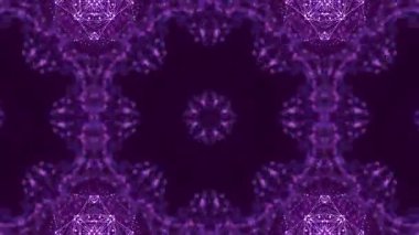 Soyut Geometrik Mor Şekiller Hareket, Canlandırılmış Sanatsal Tasarım.