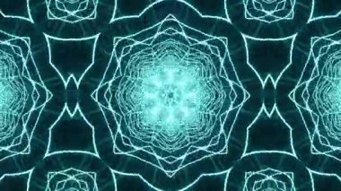 Soyut Neon Çizgileri Geometrik Desen, Dekoratif Arkaplan, Tekrarlayan Tasarım, Modern.