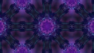Stunning Abstract Digital Kaleidoscope with Mesmerizing Neon Colors and Symmetrical Design.