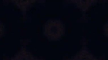 Kaleydoskopik Parıldayan Desenler Soyut Hareket Arkaplan Görsel Efektlerini Döndürüyor.