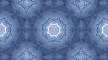 Kaleydoskopik Yansımalar Soyut Desen Animasyonu Geometrik Kesinlik ve Canlı Renkler.