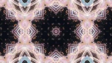 Büyüleyici kaleydoskopik görüntüler. Karmaşık desenler ve canlı renkler. Hipnotize edici bir görüntü yaratıyor..