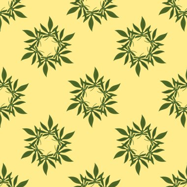 Soyut geometrik şekilli kusursuz desen