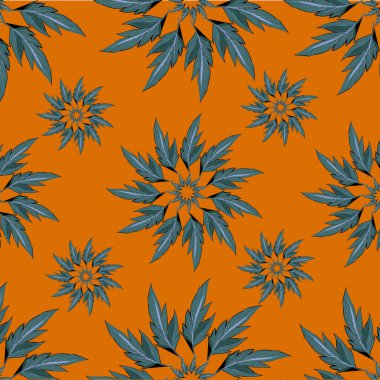 vektörsüz çiçek deseni