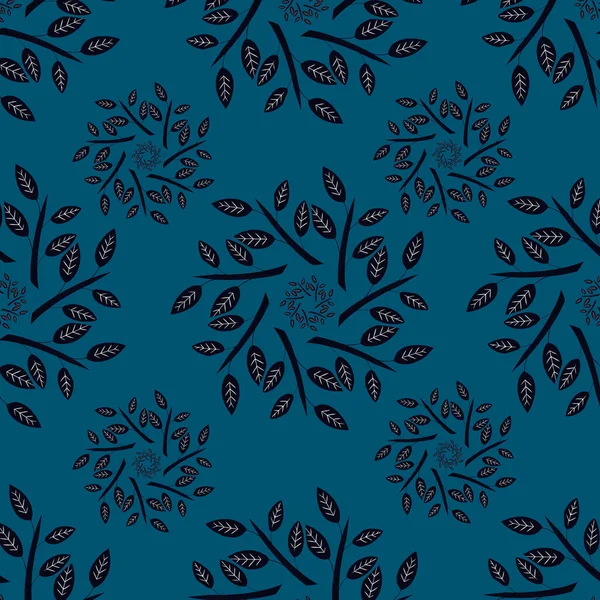 Soyut basit yaprakların kusursuz deseni