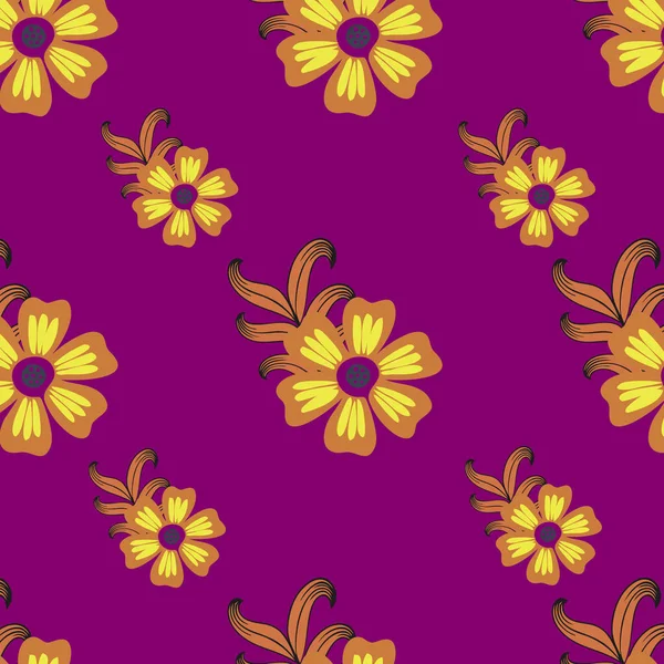 Çiçekli vektör arkaplanı. Tekstil, ambalaj kağıdı, duvar kağıtları, yüzey tasarımı, ağ, tekstil, koleksiyon defteri, ambalaj için kusursuz desen,