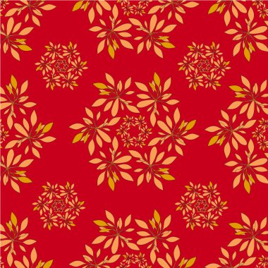 Kusursuz Noel şablonu. Yılbaşı ağaçlarının vektör illüstrasyonu