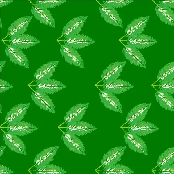 green and red leaves on the background of the seamless pattern. hand - drawn leaves. vector illustration.