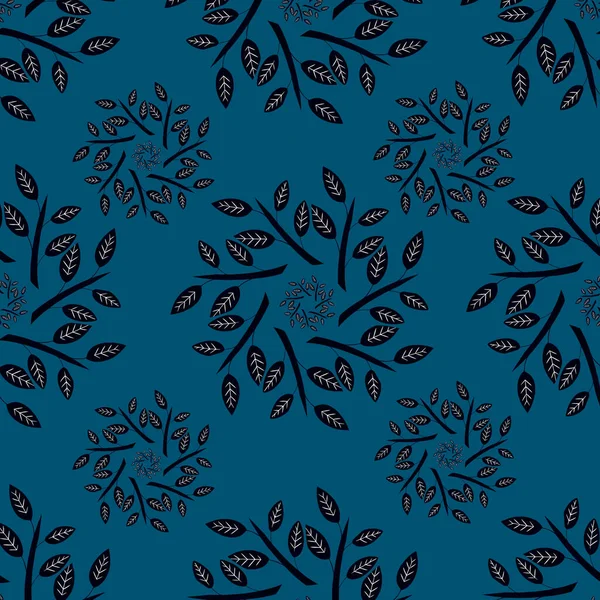 Soyut basit yaprakların kusursuz deseni