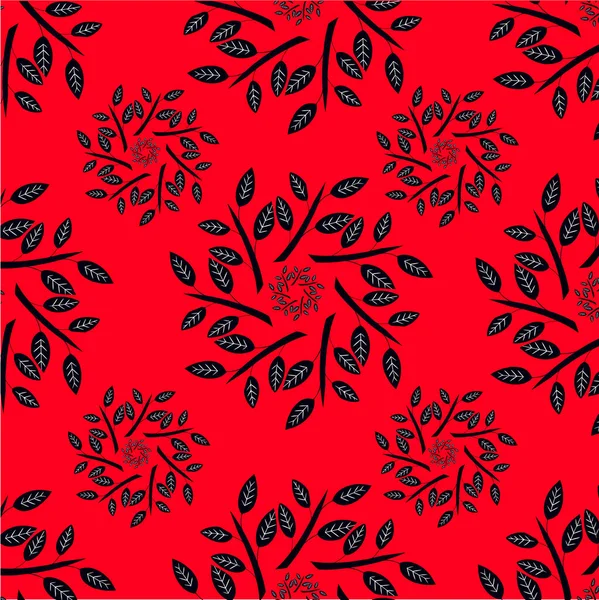 kırmızı ve siyah çiçek deseni.