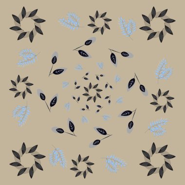 Renkli çiçeklerle kusursuz desen