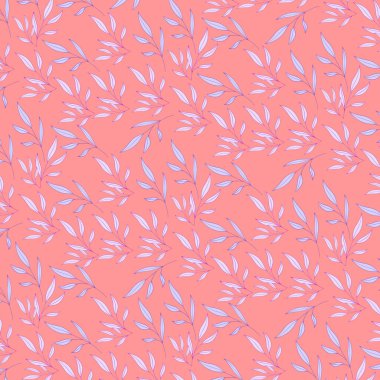 Soyut basit yaprakların kusursuz deseni