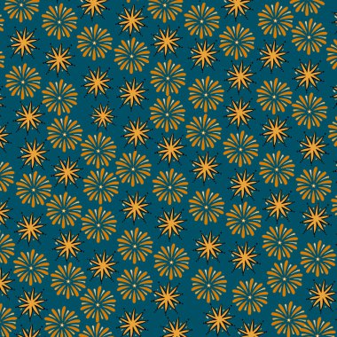 dekoratif yaprakları ile sorunsuz arka plan