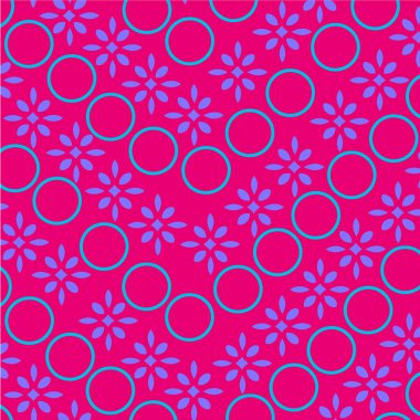 Dekoratif süslemeli kusursuz desen