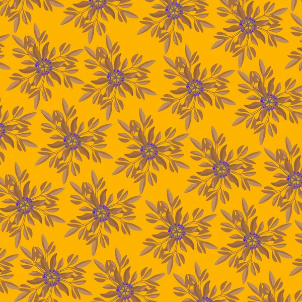 Kusursuz çiçek deseni. Vektör illüstrasyonu.