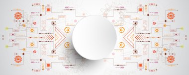 Arka plan görüntüsü, inovasyonun soyut kavramını gösterir ve teknoloji işletmenize uygulanabilir.