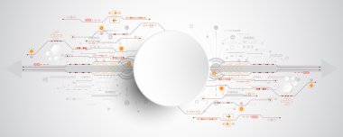 Arka plan görüntüsü, inovasyonun soyut kavramını gösterir ve teknoloji işletmenize uygulanabilir.