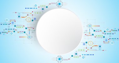 Arka plan görüntüsü, inovasyonun soyut kavramını gösterir ve teknoloji işletmenize uygulanabilir.