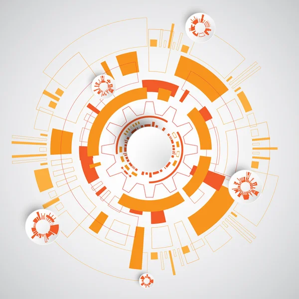 Arka plan görüntüsü, inovasyonun soyut kavramını gösterir ve teknoloji işletmenize uygulanabilir.